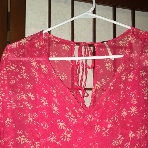 NWT Free People Raspberry Combo Size M Valentines Dress - Picture 2 of 5